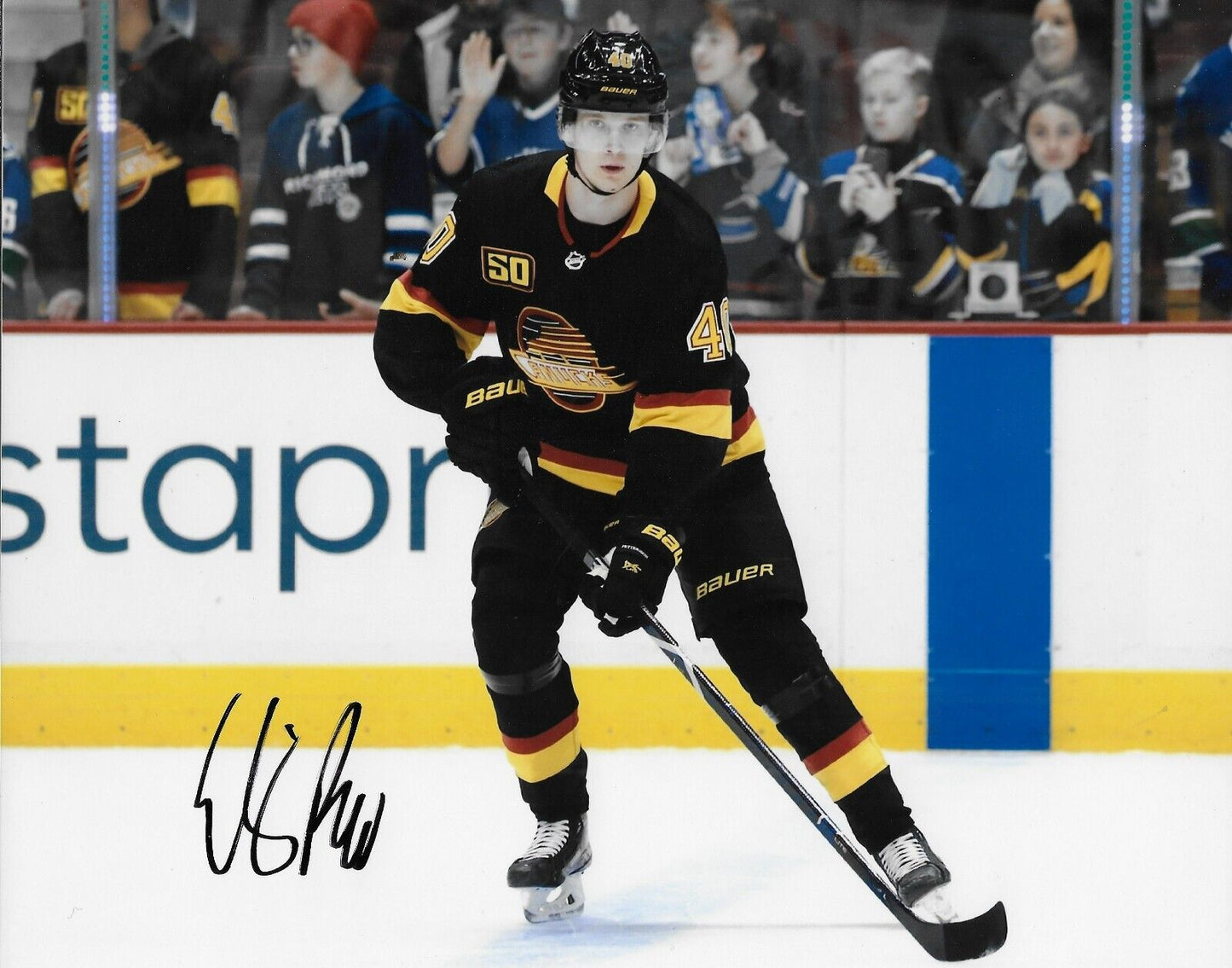 Signed Elias Pettersson Vancouver Canucks Autographed 8x10 Photo #1 Original