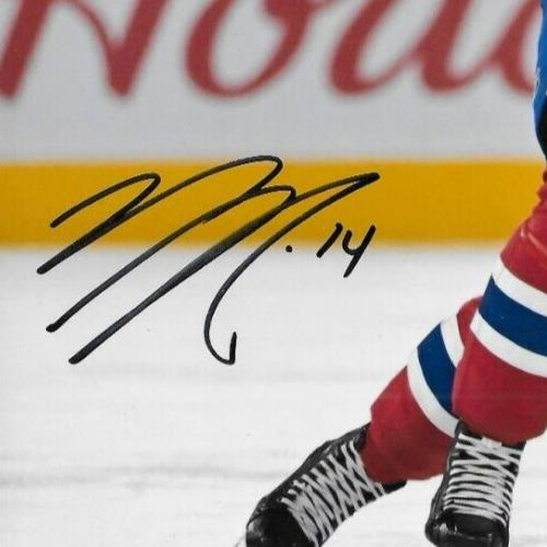 Photo 8x10 signée par Nick Suzuki des Canadiens de Montréal #6 Authentification originale JSA
