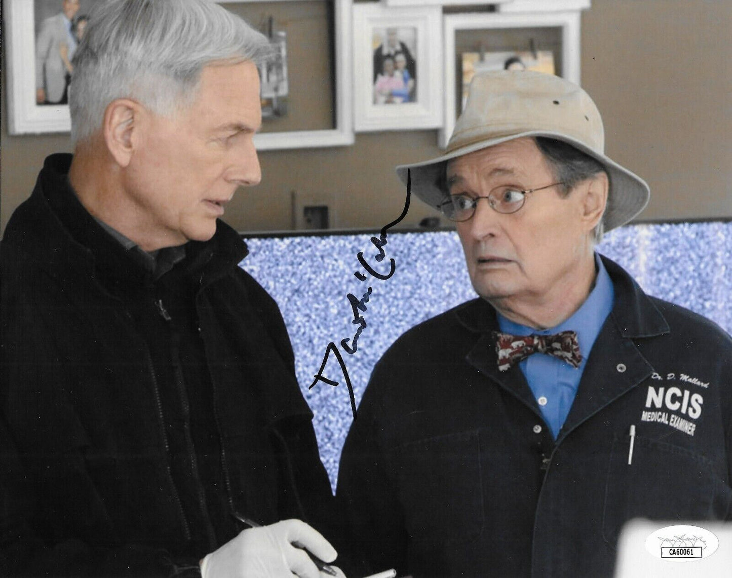 Signed David McCallum NCIS Autographed 8x10 Photo #1 with JSA Authentication