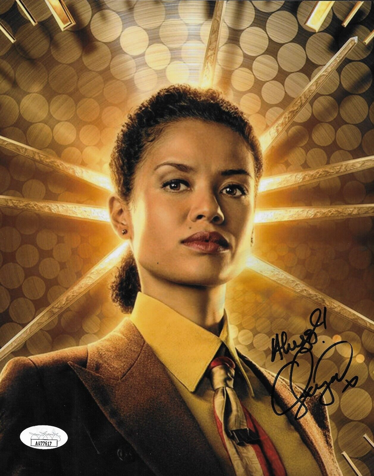 Photo autographiée 8x10 de Gugu Mbatha-Raw Loki n°1 avec authentification JSA