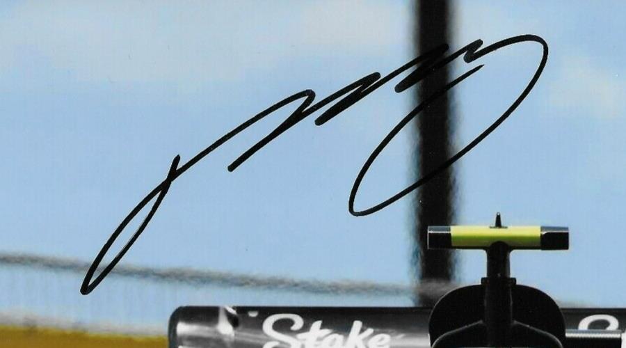 Signed Zhou Guanyu Formula 1 Kick Sauber Ferrari Racing 8x10 Photo #10 Original