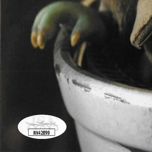 Signed John Rosengrant Star Wars Baby Yoda 8x10 photo #4 with JSA Authentication