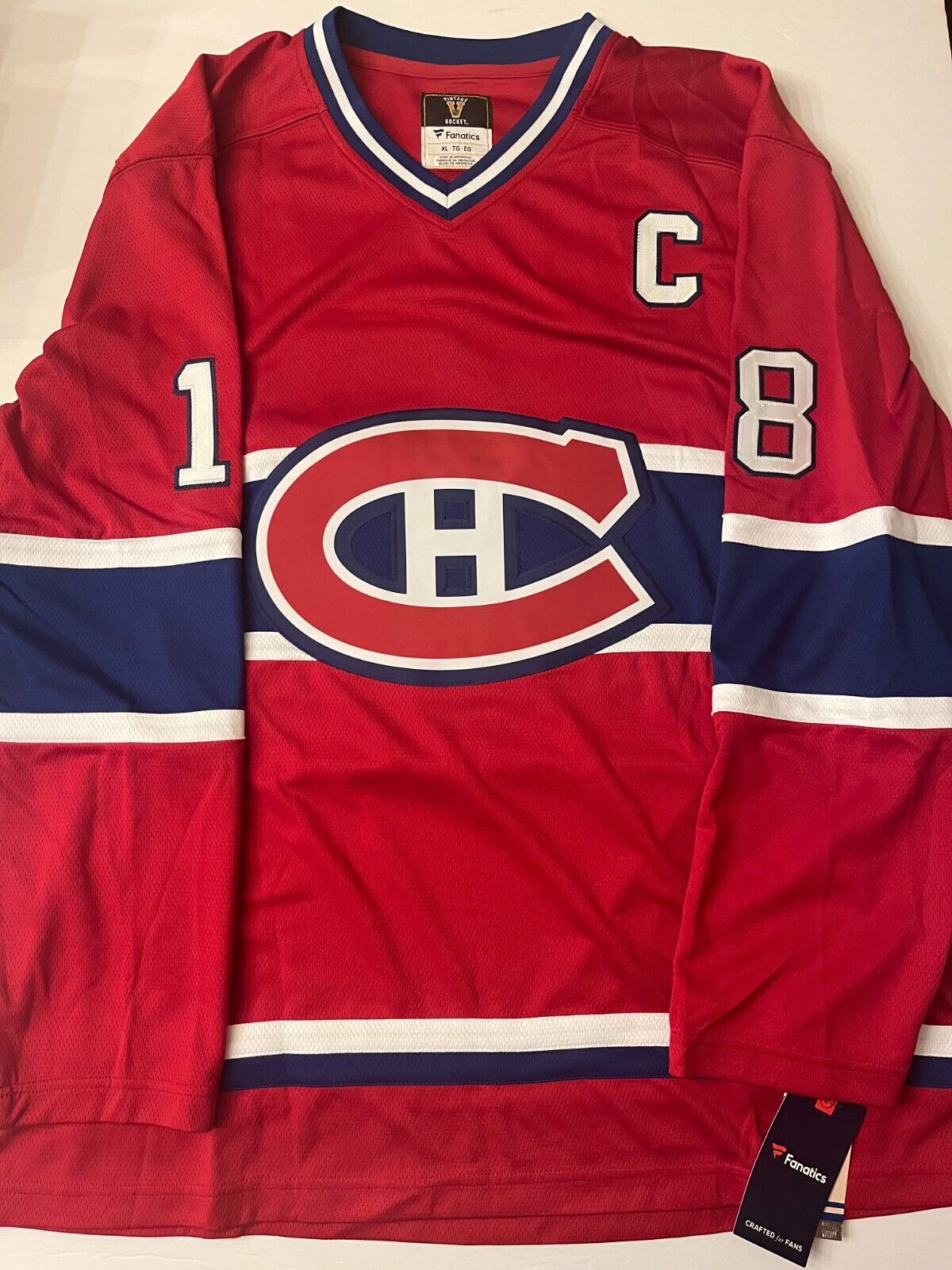 Autographed Fanatics Montreal Canadiens HOF Serge Savard Jersey JSA 2 Insc