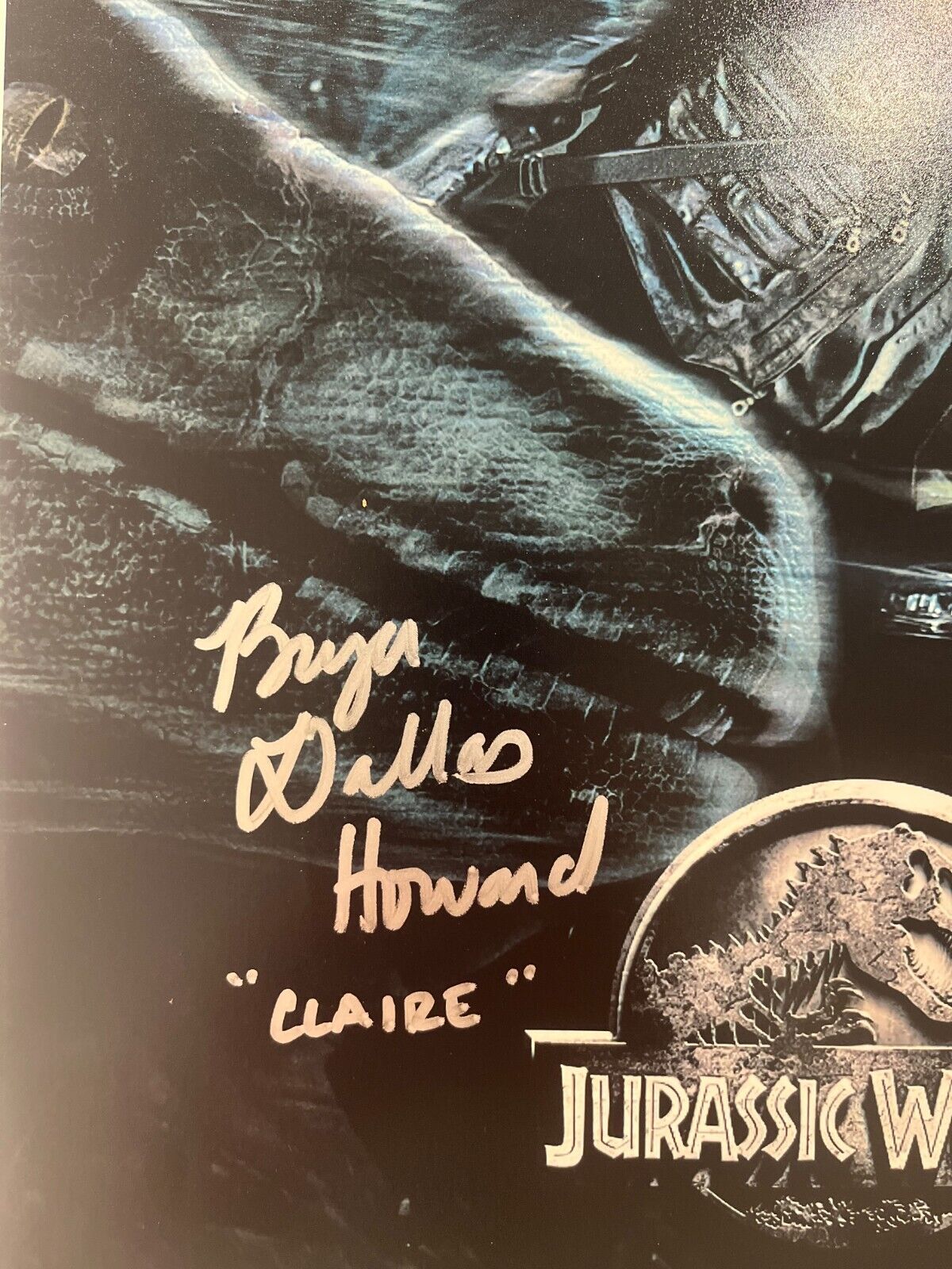 Signed Bryce Dallas Howard Jurassic Park World 12x18 Photo Actress JSA 3