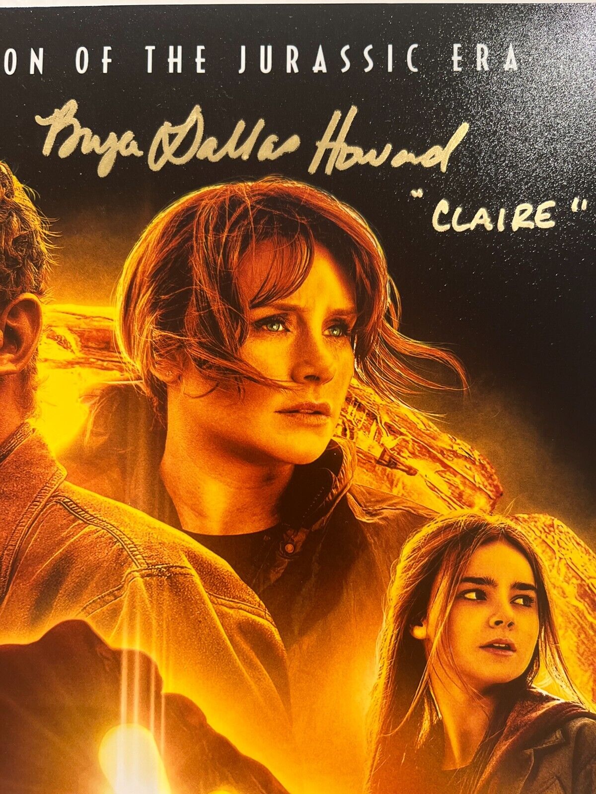 Signed Bryce Dallas Howard Jurassic Park World 12x18 Photo Actress JSA 4