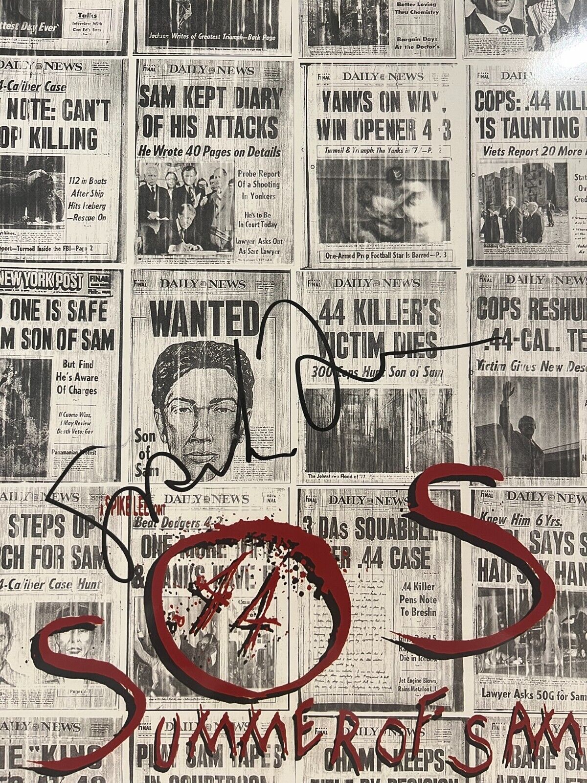 Photo signée Summer of Sam 12x18 Réalisateur Spike Lee Acteur JSA
