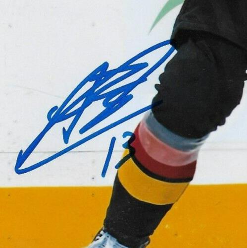 Signed Arshdeep Bains Vancouver Canucks Autographed 8x10 Photo #2 Original