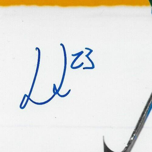 Photo autographiée 8x10 signée Jonathan Lekkerimaki Vancouver Canucks #2 Original