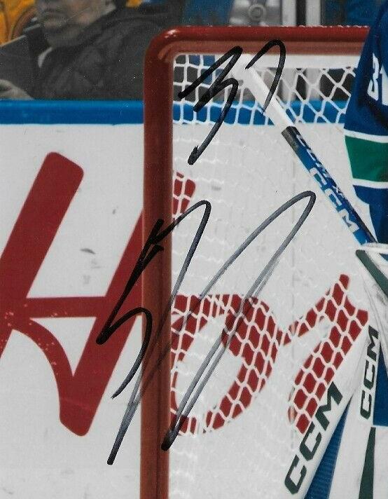 Signed Arturs Silovs Vancouver Canucks Autographed 8x10 Photo #3 Original