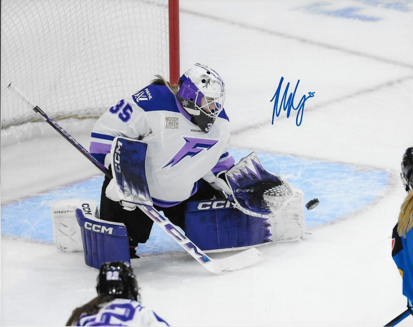 Signed Maddie Rooney PWHL Minnesota Frost Team USA Hockey 8x10 Photo #3 Original