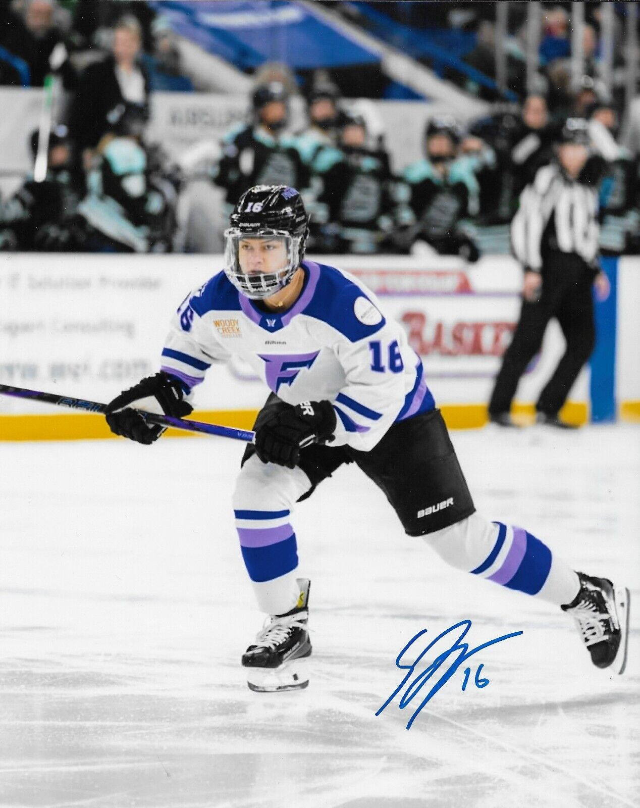 Signed Sophie Jaques PWHL Minnesota Frost Autographed 8x10 Photo #1 Original