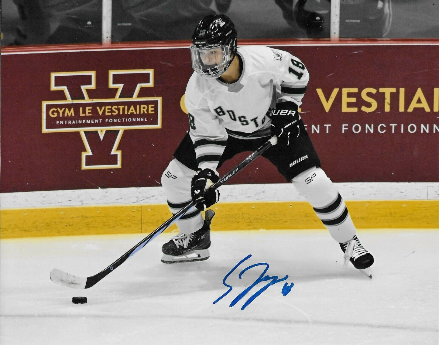 Signed Sophie Jaques PWHL Minnesota Frost Boston Fleet 8x10 Photo #4 Original