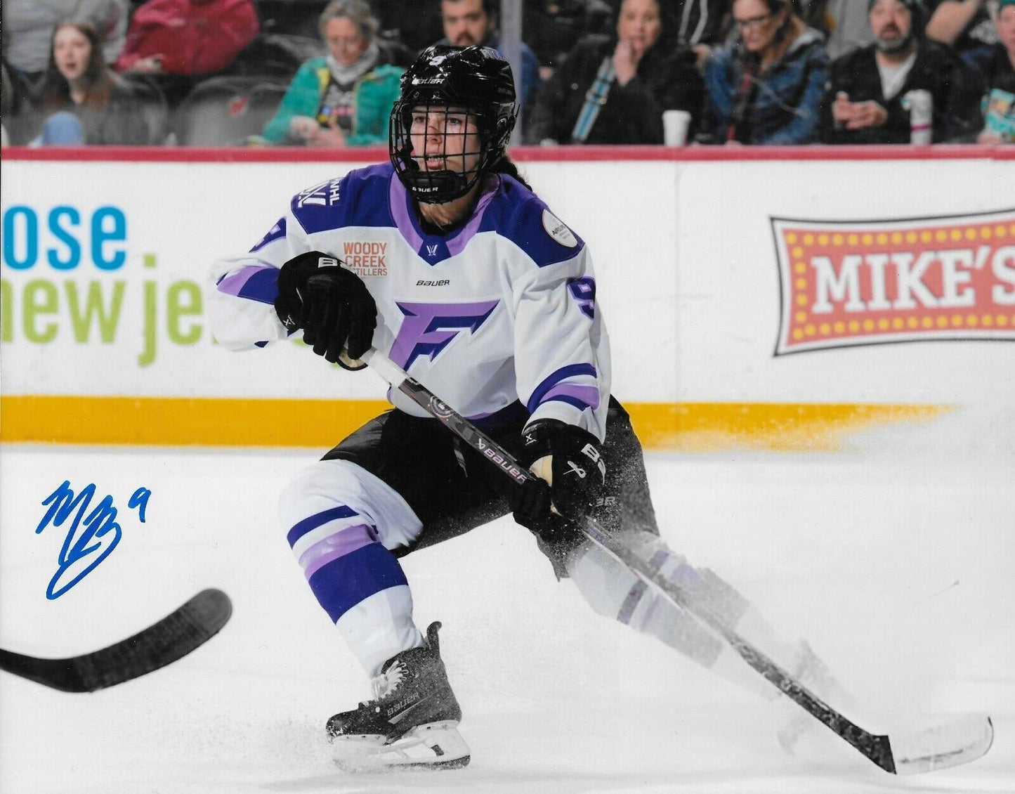 Photo 8x10 autographiée de Mae Batherson PWHL Minnesota Frost n°1 originale