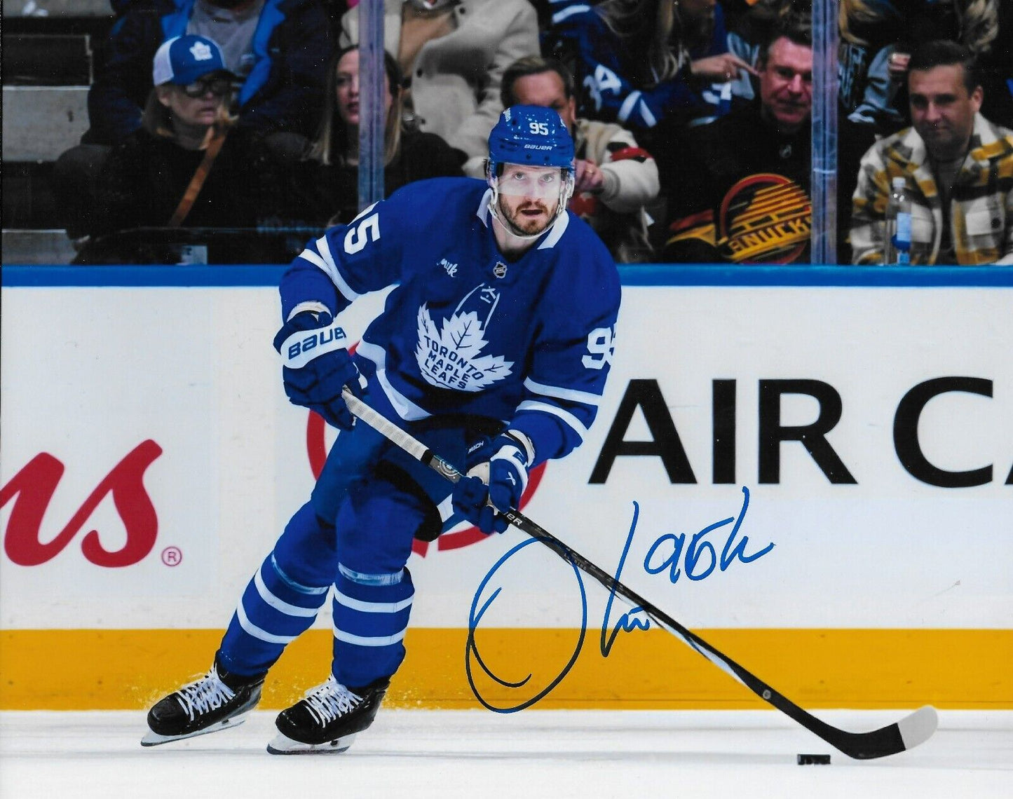 Signed Oliver Ekman-Larsson Toronto Maple Leafs 8x10 Photo #1 Original