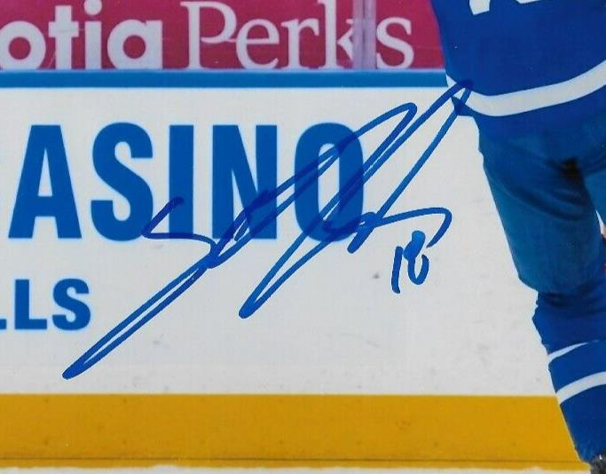 Signed Steven Lorentz Toronto Maple Leafs Autographed 8x10 Photo #2 Original