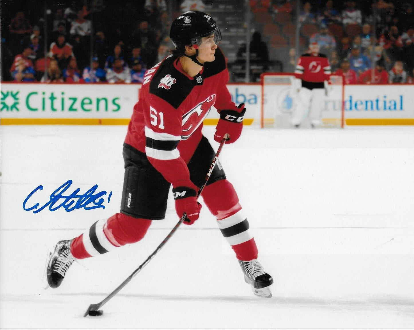 Signed Chase Stillman New Jersey Devils Autographed 8x10 Photo #4 Original