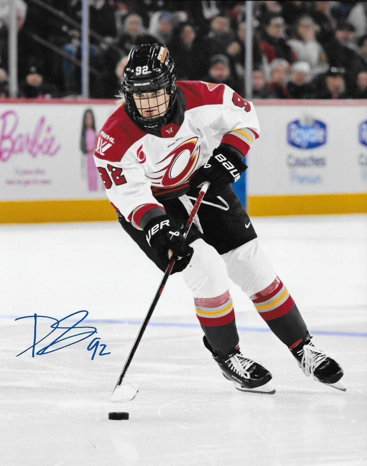 Signed Danielle Serdachny PWHL Ottawa Charge Autographed 8x10 Photo #1 Original