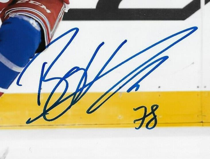 Signed Brennan Othmann New York Rangers Autographed 8x10 Photo #6 Original
