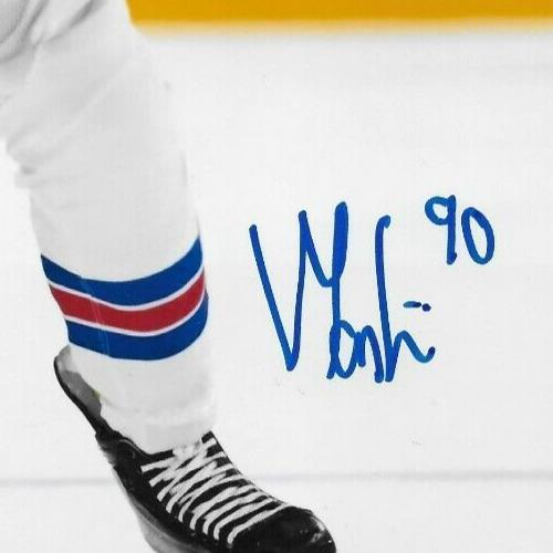 Signed Victor Mancini New York Rangers Autographed 8x10 Photo #2 Original