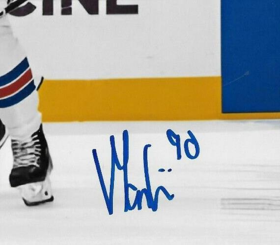 Signed Victor Mancini New York Rangers Autographed 8x10 Photo #3 Original
