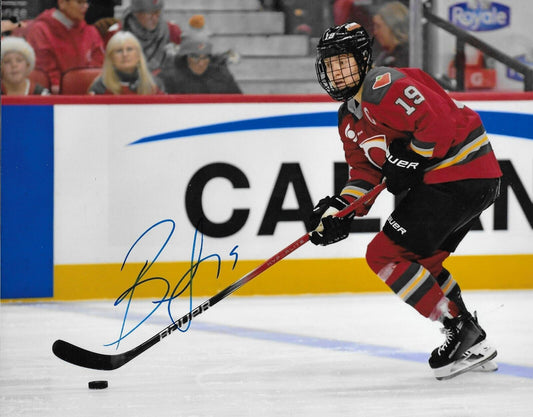 Signed Brianne Jenner PWHL Ottawa Charge Autographed 8x10 Photo #2 Original