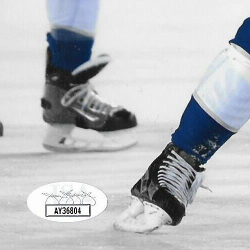 Signed Austin Mathews Toronto Maple Leafs 8x10 Photo #1 with JSA Authentication