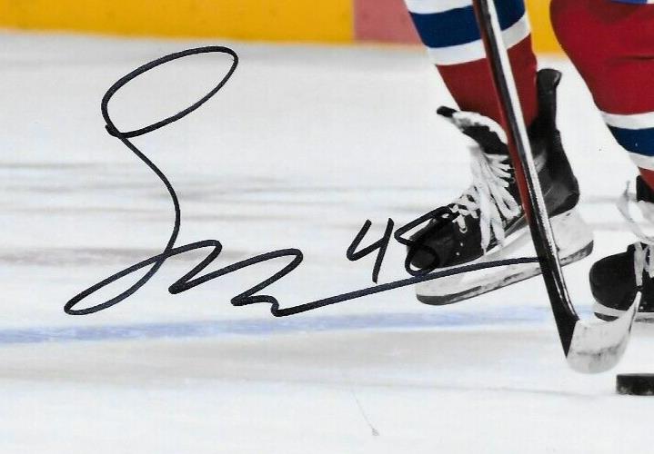 Signed Lane Hutson Montreal Canadiens 8x10 Photo #3 Original JSA Authentication