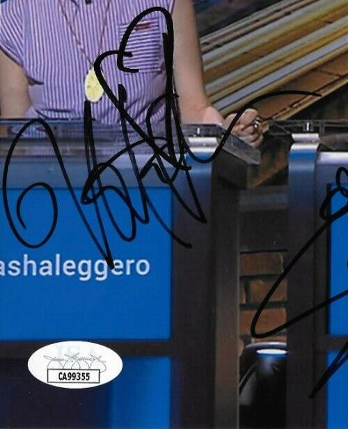 Signed Natasha Leggero Jeff Ross Sara Tiana 8x10 Photo #1 w JSA Authentication