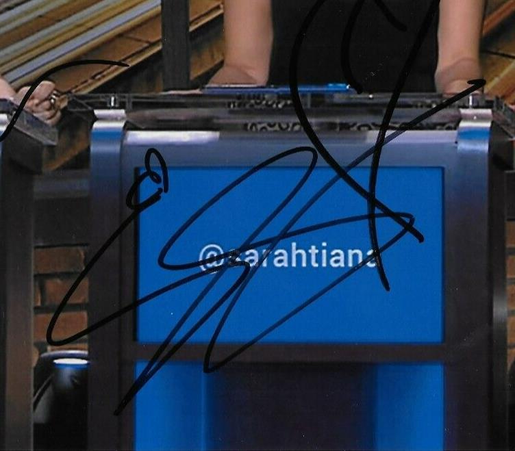 Signed Natasha Leggero Jeff Ross Sara Tiana 8x10 Photo #1 w JSA Authentication
