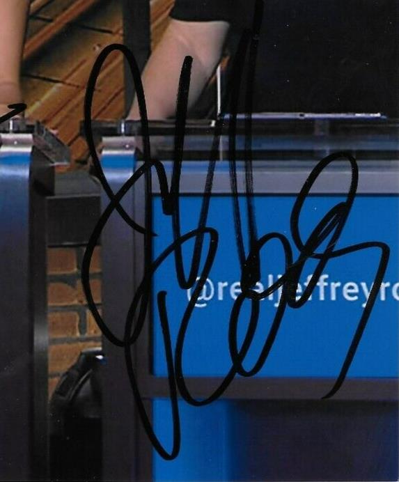 Signed Natasha Leggero Jeff Ross Sara Tiana 8x10 Photo #1 w JSA Authentication