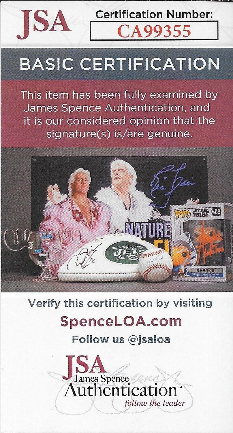 Signed Natasha Leggero Jeff Ross Sara Tiana 8x10 Photo #1 w JSA Authentication