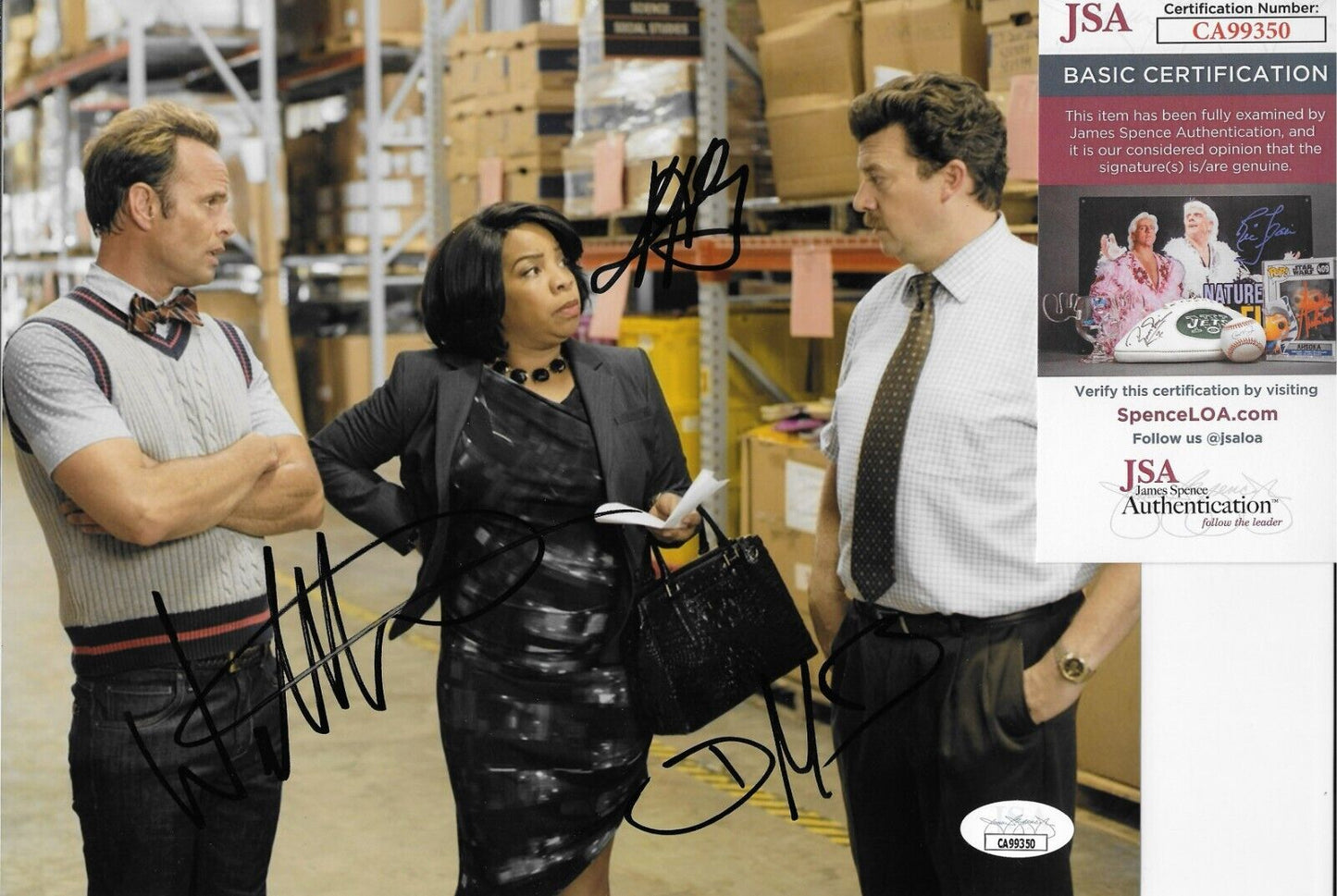 Signed Walton Goggins Kimberly Hebert Gregory Danny McBride Vice Principals JSA