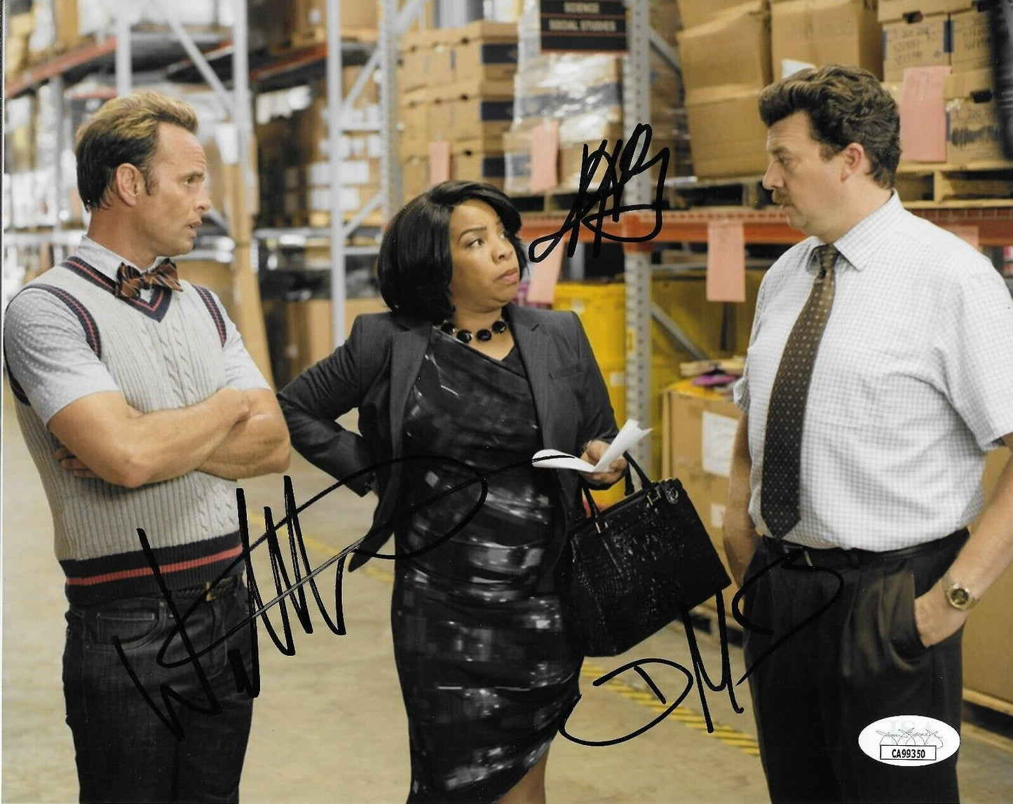 Signed Walton Goggins Kimberly Hebert Gregory Danny McBride Vice Principals JSA