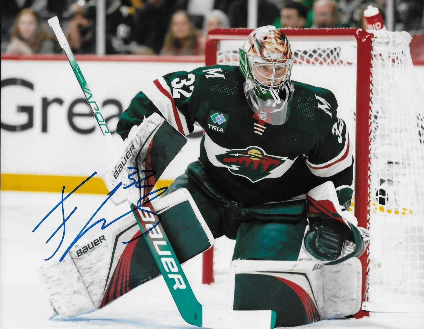 Signed Filip Gustavsson Minnesota Wild Autographed 8x10 Photo #2 Original