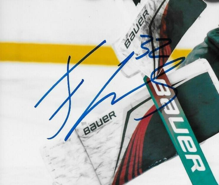 Signed Filip Gustavsson Minnesota Wild Autographed 8x10 Photo #2 Original