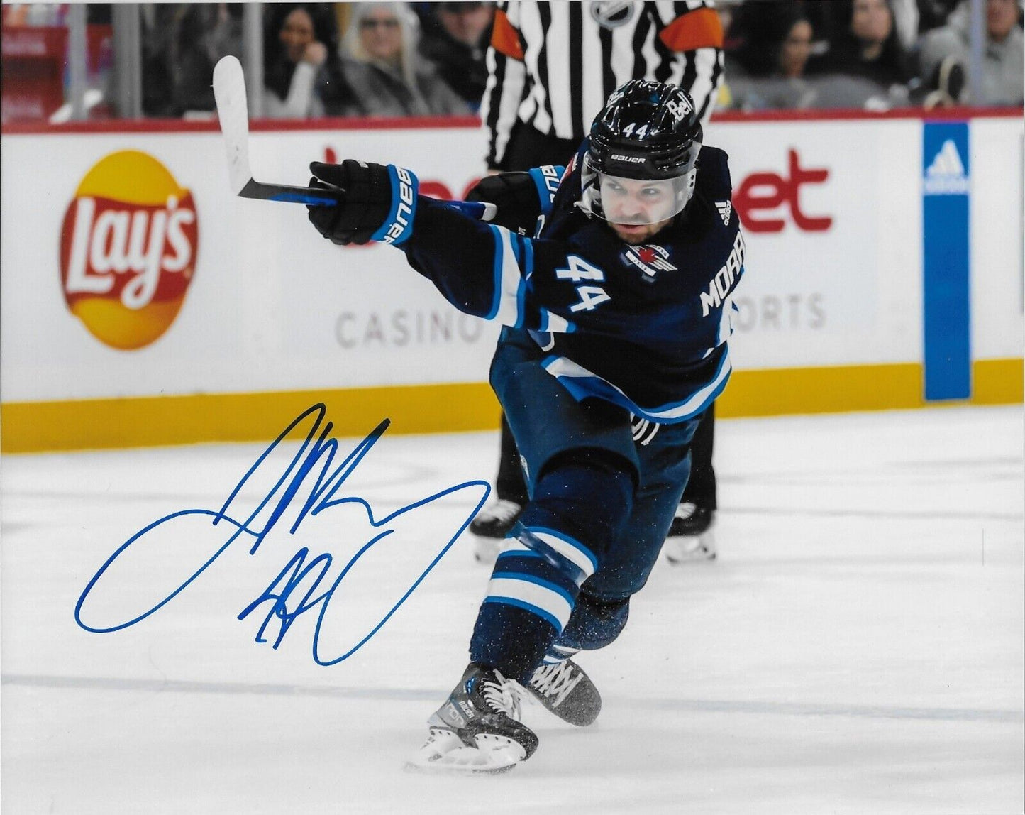 Signed Josh Morrissey Winnipeg Jets Autographed 8x10 Photo #2 Original