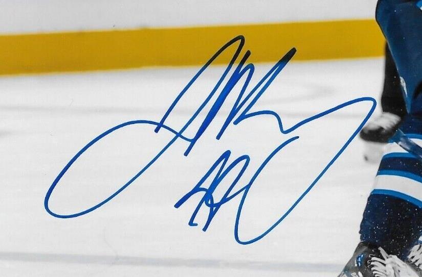 Signed Josh Morrissey Winnipeg Jets Autographed 8x10 Photo #2 Original