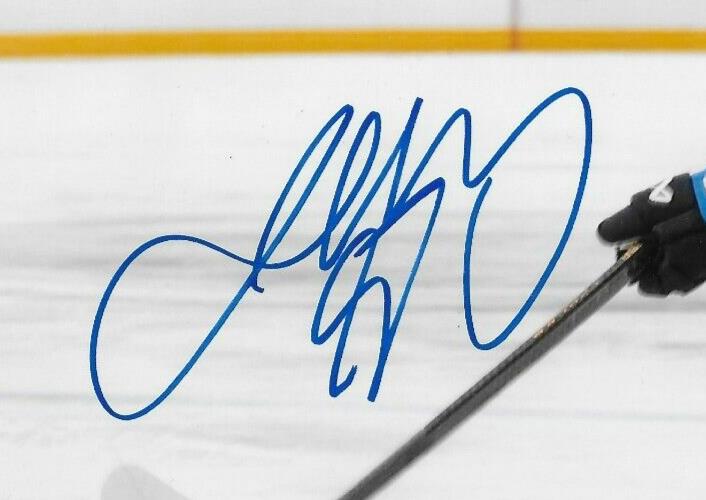 Signed Josh Morrissey Winnipeg Jets Autographed 8x10 Photo #4 Original