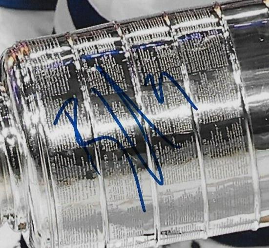 Signed Brayden Point Tampa Bay Lightning Stanley Cup 8x10 Photo #1 Original