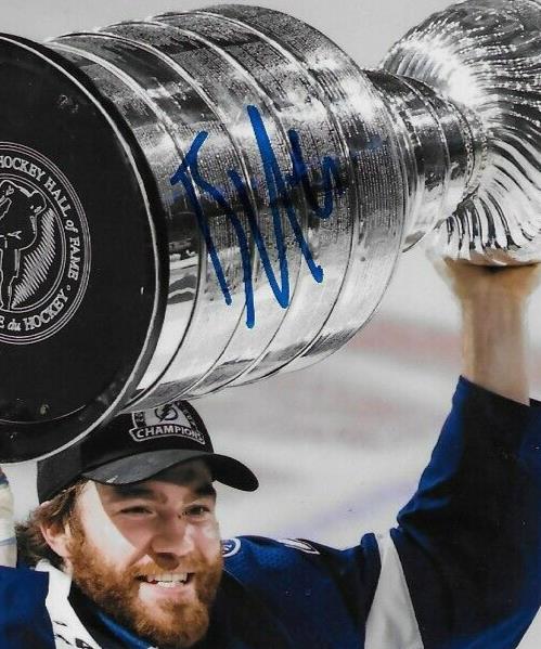 Signed Brayden Point Tampa Bay Lightning Stanley Cup 8x10 Photo #3 Original