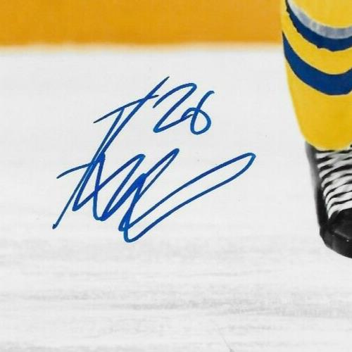 Signed Fabian Wagner Winnipeg Jets Team Sweden Autographed 8x10 Photo 1 Original