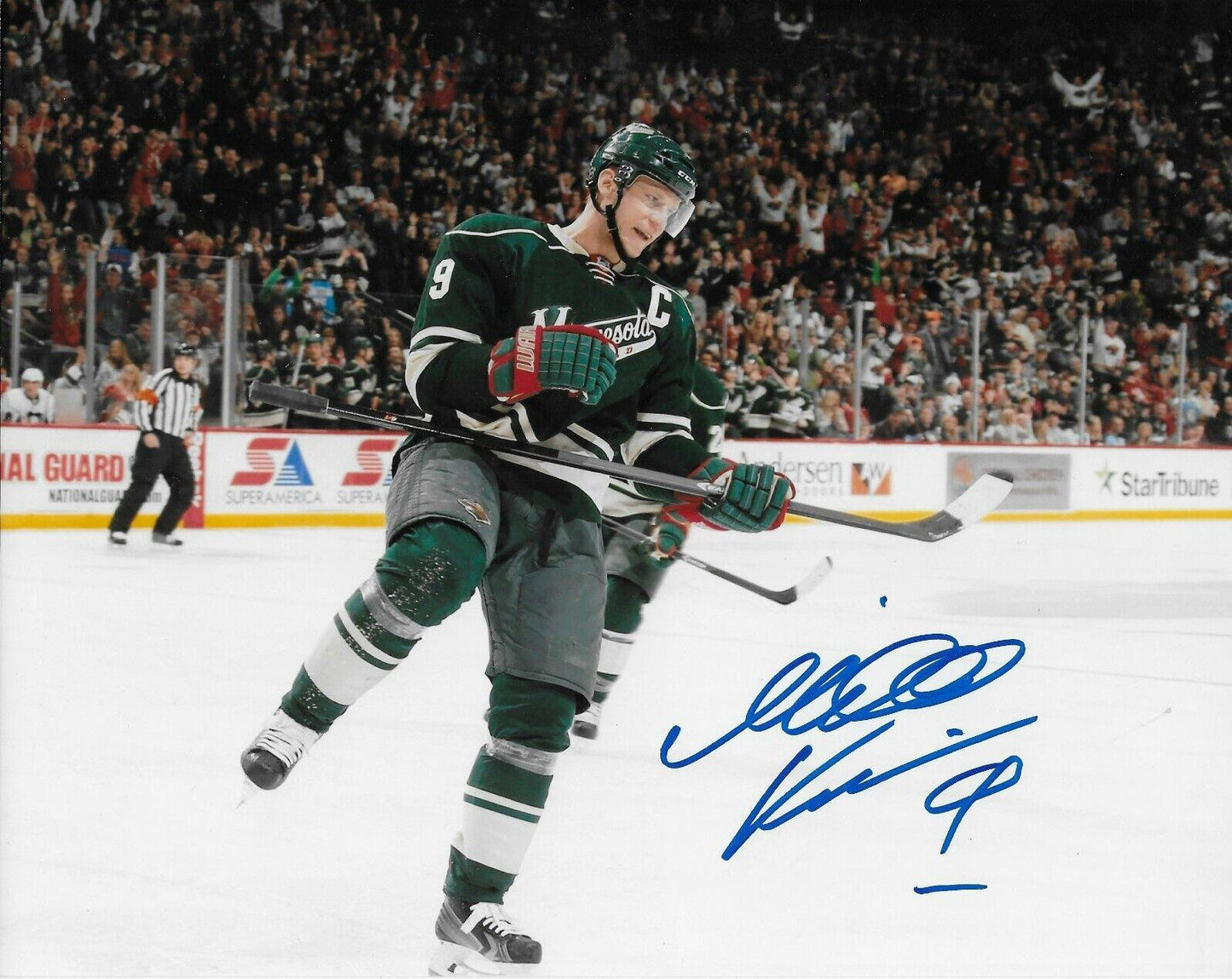 Signed Mikko Koivu Minnesota Wild Autographed 8x10 Photo #4 Original