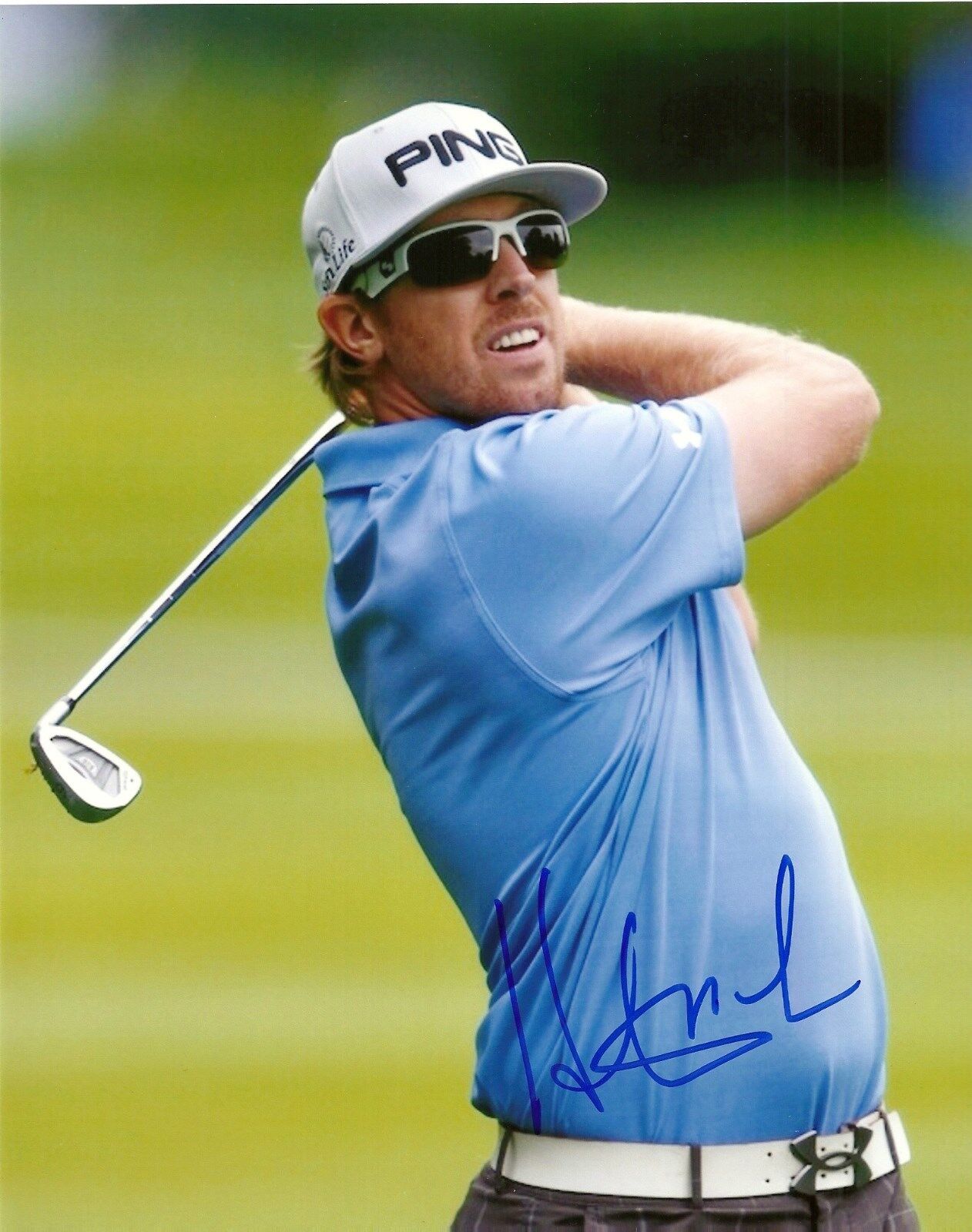 Signed Hunter Mahan PGA Golf Autographed 8x10 Photo #3 Original