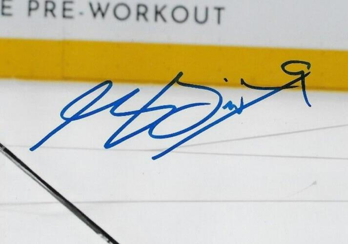 Signed Gabe Smith Utah Hockey Club Moncton Wildcats 8x10 Photo #1 Original