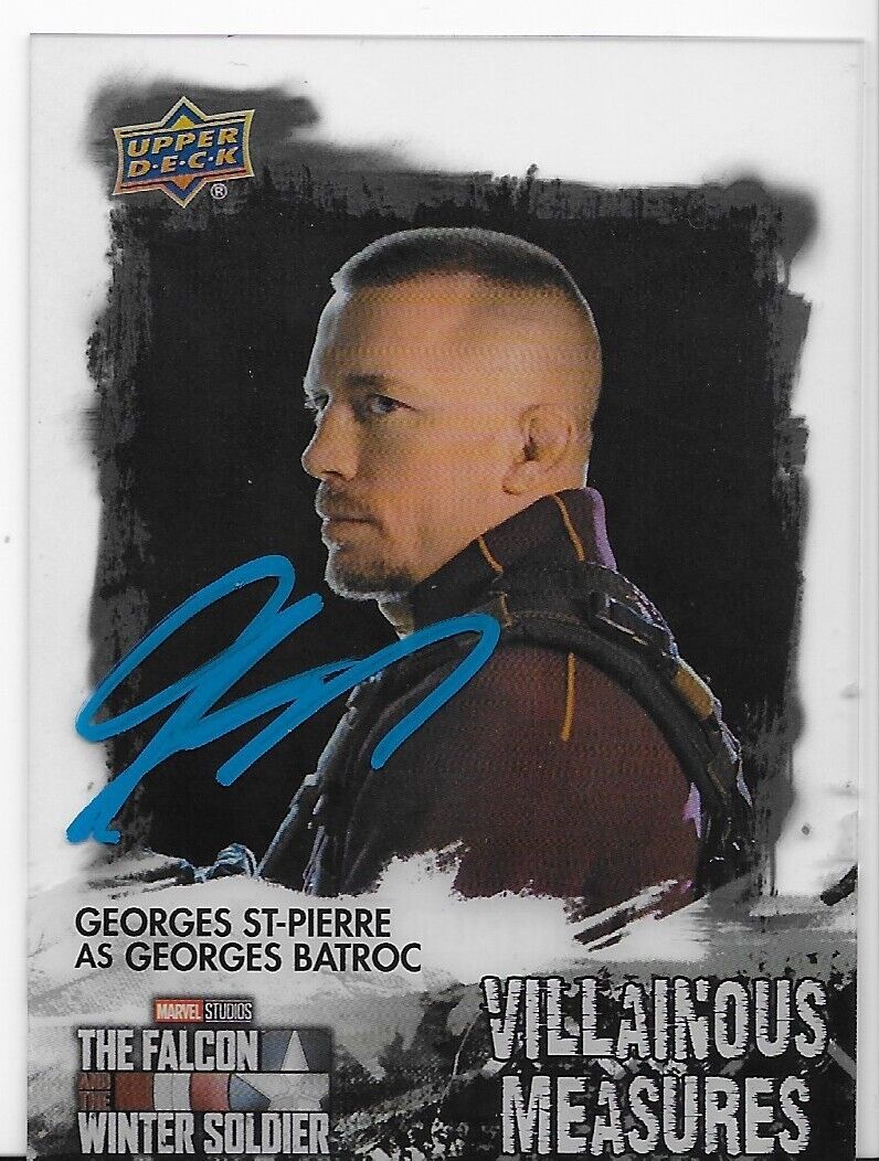 Signed Georges St-Pierre Card Georges Batroc Captain America