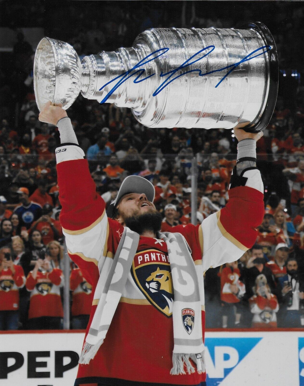 Signed Dmitry Kulikov Florida Panthers Stanley Cup 8x10 Photo #1 Original