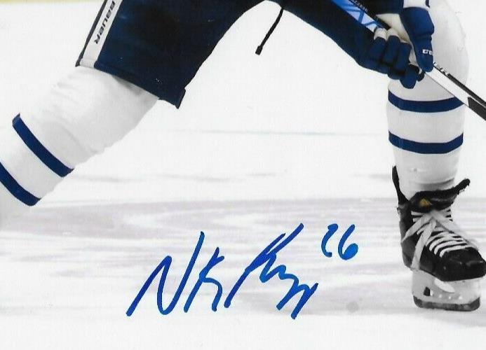 Signed Nick Abruzzese Toronto Maple Leafs 8x10 Photo #1 AHL Marlies Original
