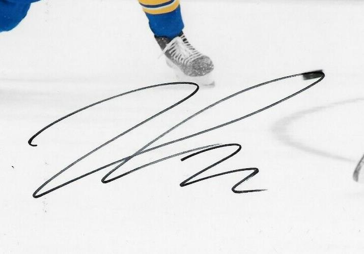 Signed Tage Thompson Buffalo Sabres Autographed 8x10 Photo #2 Original