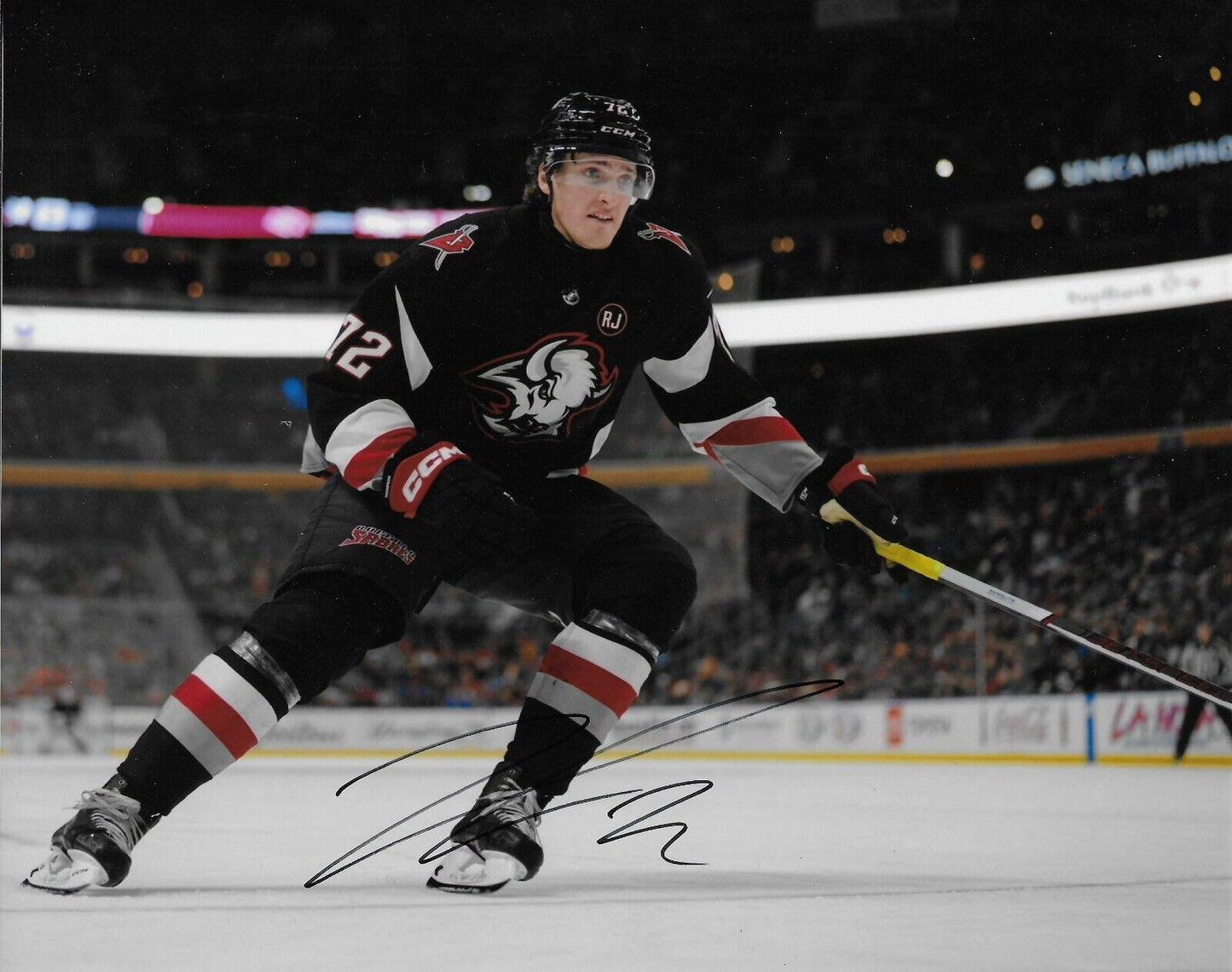 Signed Tage Thompson Buffalo Sabres Autographed 8x10 Photo #3 Original