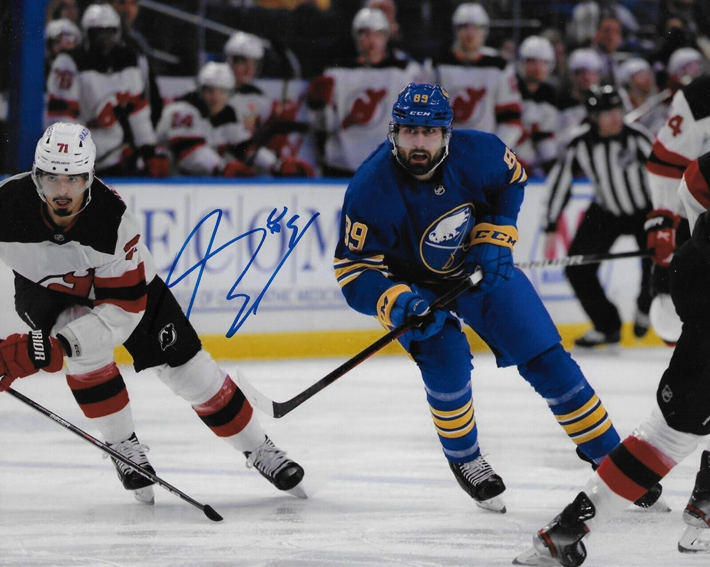 Signed Alex Tuch Buffalo Sabres Autographed 8x10 Photo #1 Original